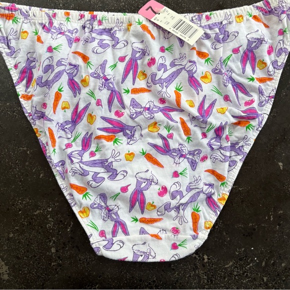 Vintage 90’s NEW Women’s Print Looney Tunes Bugs Bunny Print Underwear - Picture 3 of 11
